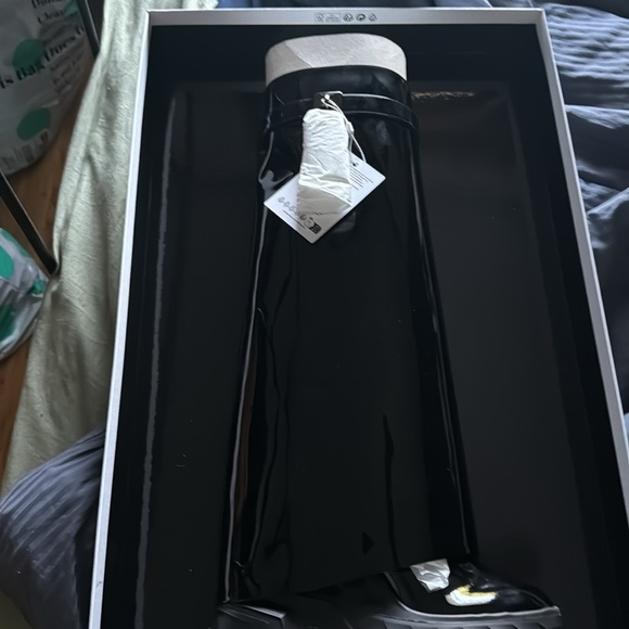 Givenchy Patent Shark Biker Boots -NWT - Picture 2 of 4